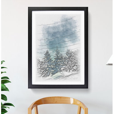 Winter Forest Vol.9 Sketch - Picture Frame Graphic Art