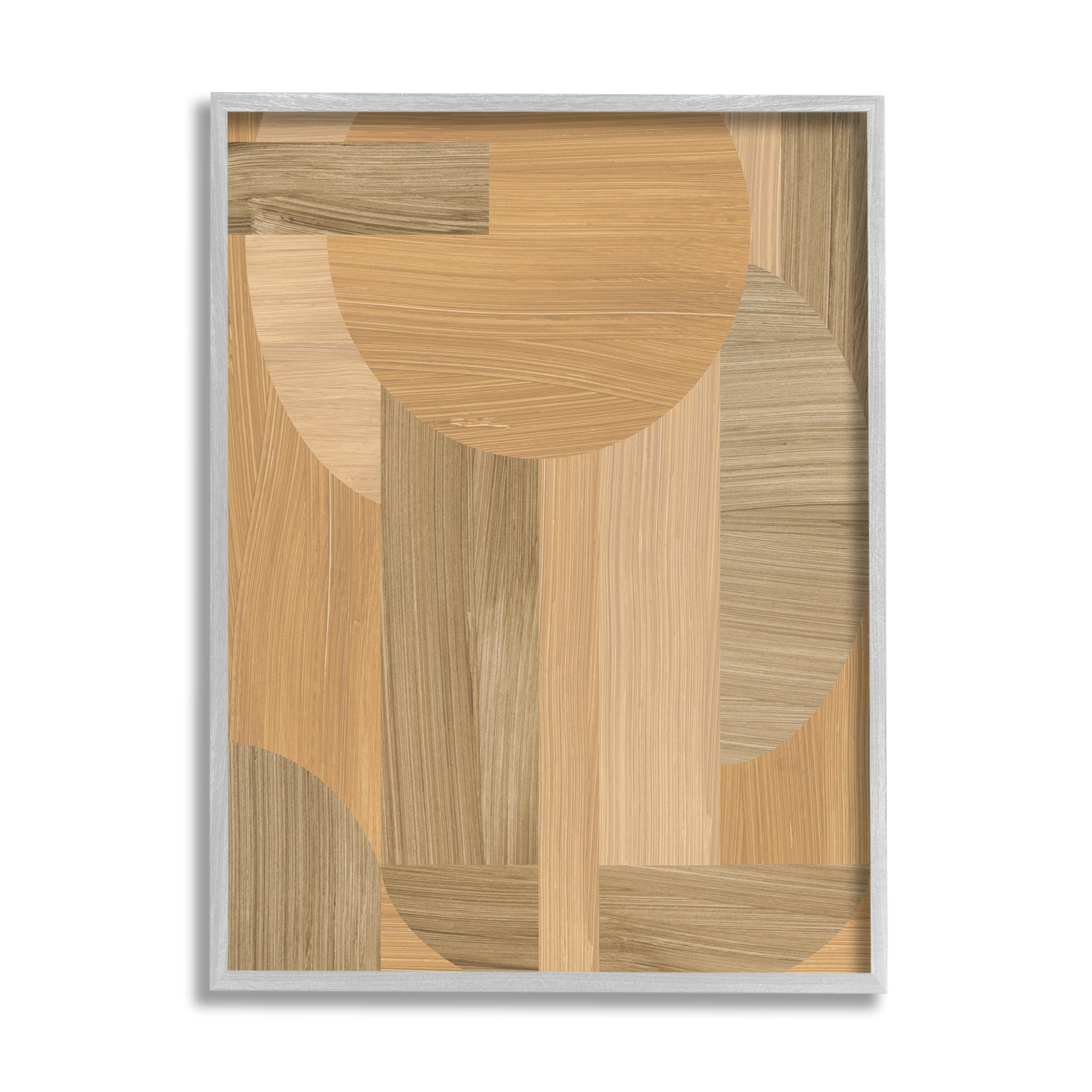 Stupell Industries Ba-258-Framed Rustic Patterned Shapes | Wayfair