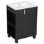 Meuble-lavabo de salle de bain avec lavabo, armoire de salle de bain avec tablette de porte-1867007865