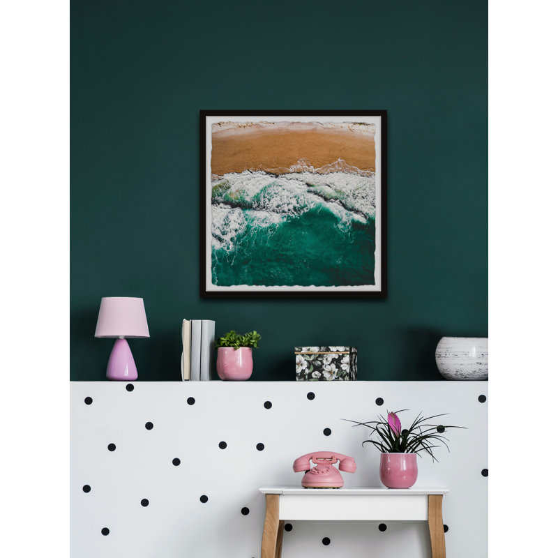 Ocean Swells - Single Picture Frame Painting, 51 cm H x 51 cm W