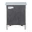 Table de chevet 2 tiroirs Platinum