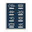 «Au-496-Giclée, nautique, nœuds, diagramme nautique par Lil 'Rue, impression-88105118-88105120