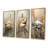 Minimalism Shark Painting In Golden Beige - Shark Wall Art Prints Set Of 3-84514989-84514994