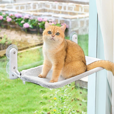 Heavy Duty Cat Window Perch Foldable Hammock with Strong Suction Cups