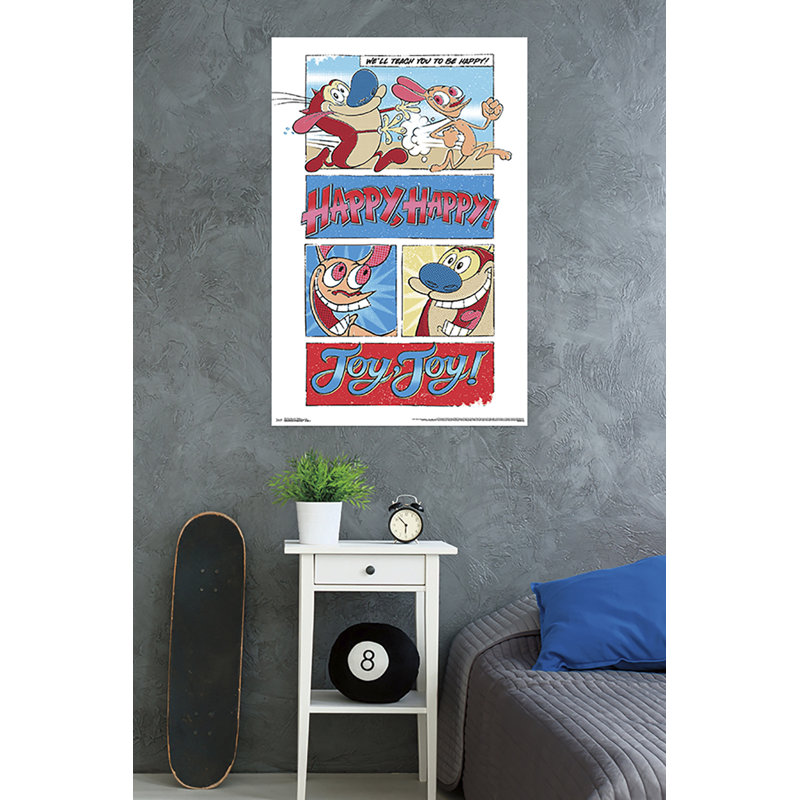 « nick toons-ren & stimpy », impression sur papier