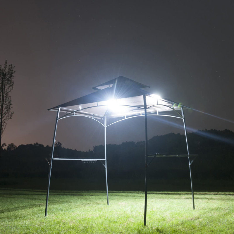 6,6 pi L 5,3 pi. D Pavillon de jardin en acier