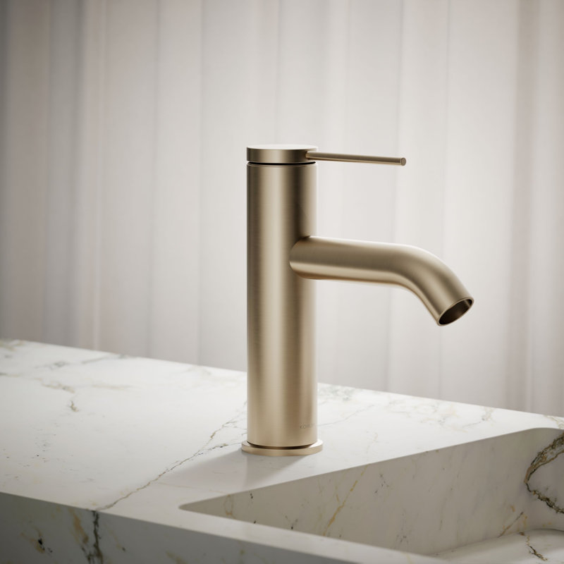 Components Single-Handle Bathroom Sink Faucet, Bronze