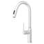 Robinet rétractable pour la cuisine - Évier à finition nickel brossé 19,04 po-645268939