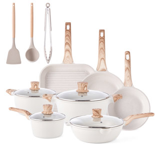 14 - Piece Non-Stick Aluminum Cookware Set