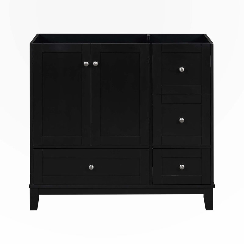 Base de meuble-lavabo simple Teilor 35,40 seulement, Noir