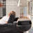 Koyu Cloudelle Compression Packed 4-Piece U-Shaped Plush Boneless Corduroy Sectional Sofa – Deep Seat, No Assembly-70777870