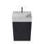 Meuble-lavabo autoportant pour salle de bain moderne 20 po avec lavabo en céramique Roca-668753782