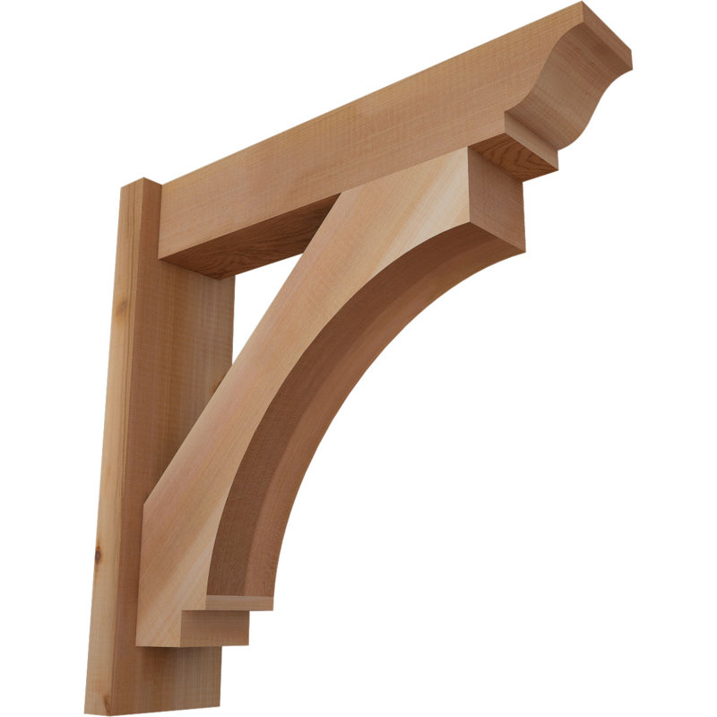 Persienne impériale traditionnelle, P 22 po x H 22 po, Cèdre rouge de l'Ouest l 5 1/2 po (lisse)