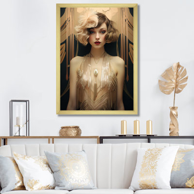 Art nouveau, élégant et glamour - impression