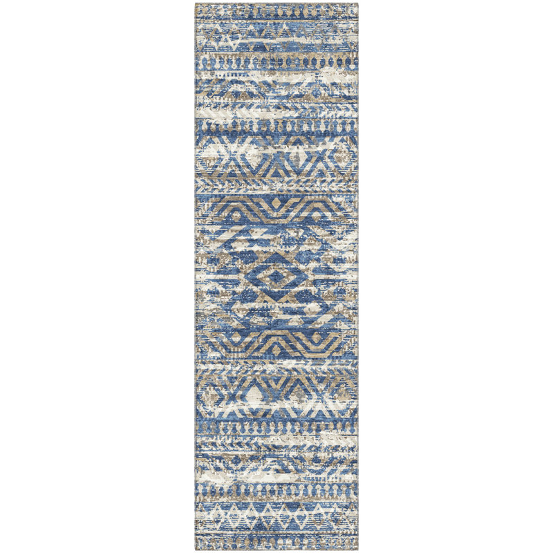 Premium Machine Washable Ansley Moroccan Rug, Runner 2'3" x 7'6"