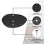 CASAINC Maple 15.35'' Concrete Oval Bathroom Sink-86669223