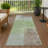 Machine Washable Indoor/Outdoor Chantille ACN2341 Abstract Rug-138635788