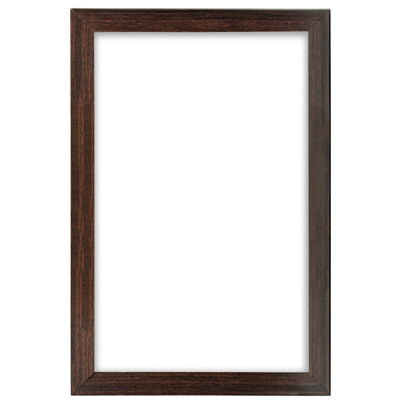 Excello Brands Plastic Snap Frame, 11" x 17", Vertical/Horizontal, Wall Mounted, Walnut