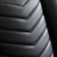 Causeuse inclinable électrique en similicuir 2 places avec console centrale Black Wave