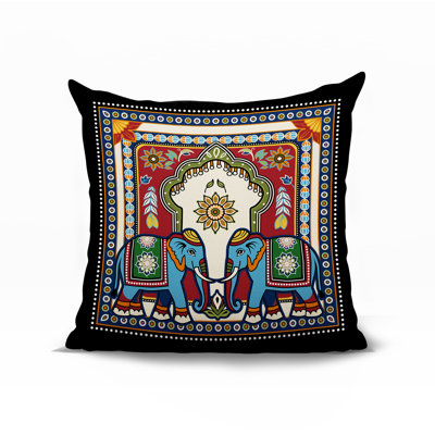 Rikita Elephant Reversible Indoor/Outdoor Pillow