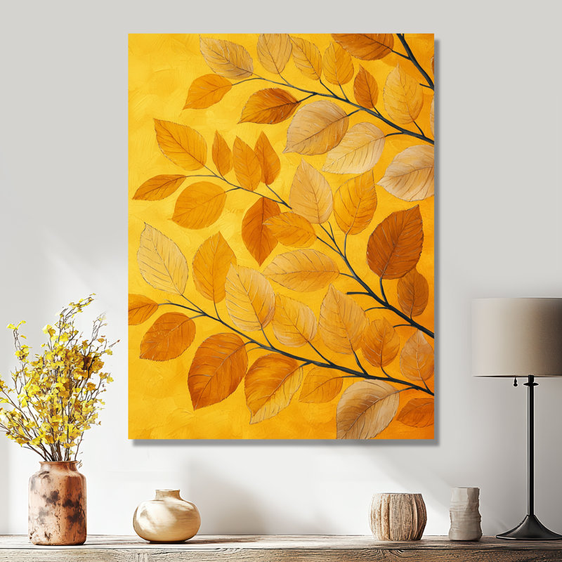 Jesse - Floral Canvas Wall Art, H 32 po x l 16 po, Wrapped Canvas, Ne s’applique pas