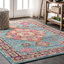 Tapis bleu / rouge Lathan Bohemian FLAIR Boho-1089744845