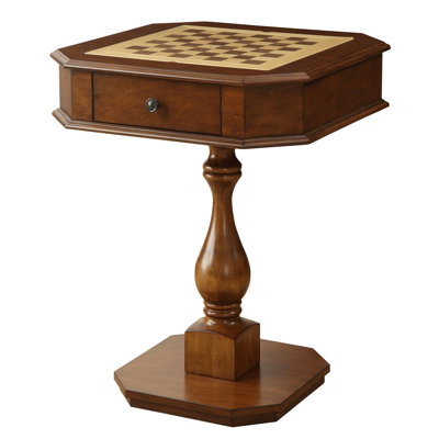 Game Table With 2 Drawer