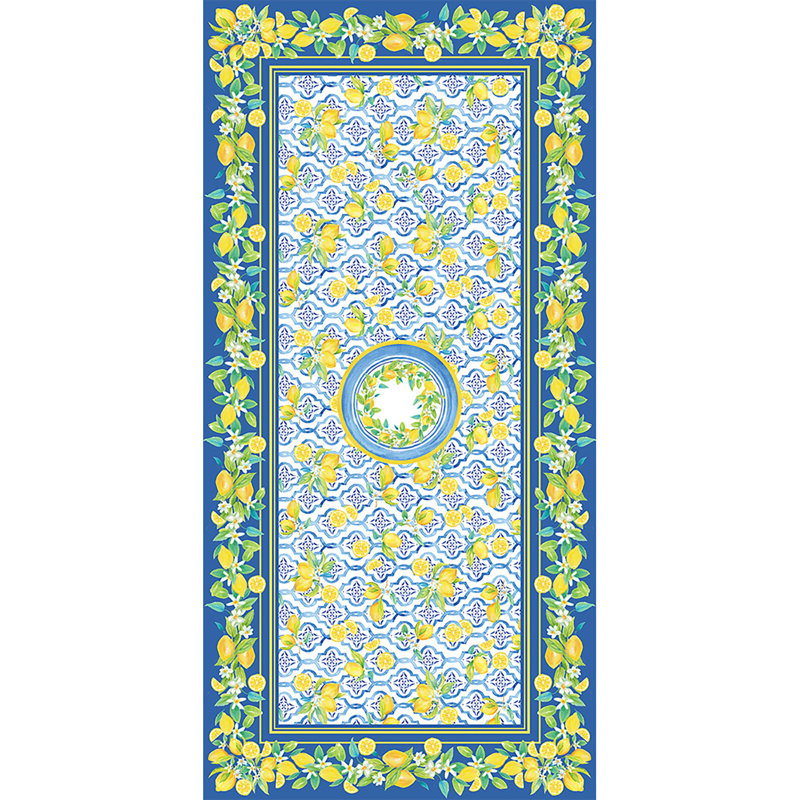 Nappe Lovely Lemons, 70 po x 144 po