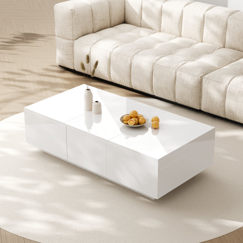 Attallah Solid Coffee Table with Storage