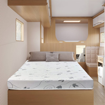 Remplacement de matelas en mousse haute densité de 6 pouces pour camping-car, moyenne ferme, fourgonnettes de camping-car, simple TG