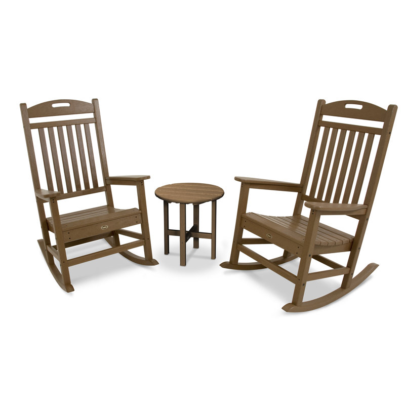 Ensemble 3 pièces POLYWOOD Yacht Club Rocker, Cabane dans les arbres