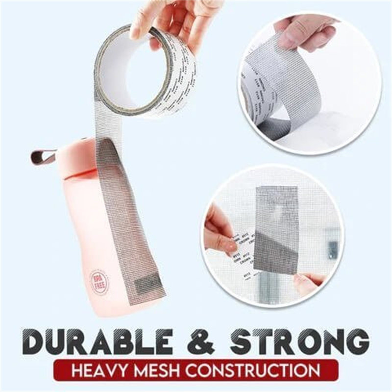 Kbndieu White Door Fly Fly Screen Door Repellent Repair Tape Mosquito Screens CoverMosquito Curtain Fly Screen Window Net Mesh