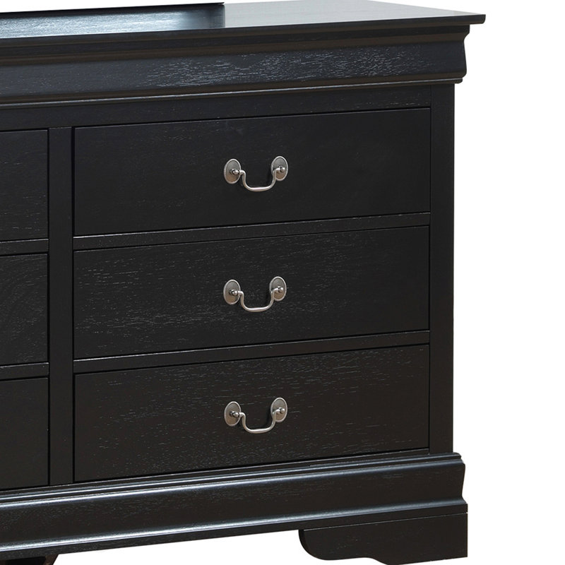 Commode élégante noire