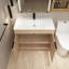 Meuble-lavabo simple 36 po avec plateau en céramique Navay-1897072217