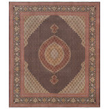 Baku Hand Knotted Oriental Area Rug in Brown/Red
