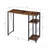 Weathered Oak & Black Finish Writing Desk-724245859