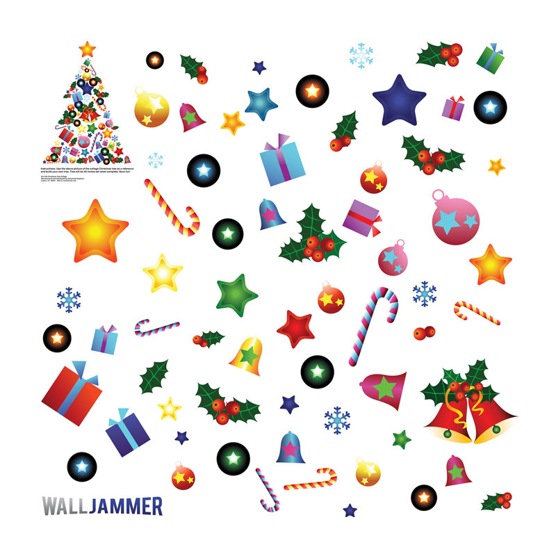 Christmas Non-Wall Damaging Wall Decal