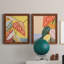 Plante tropicale I - ensemble de 2 peintures sur toile encadrées-465490524-465490527