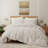 Linen and Cotton Duvet Cover with Pillowcase-100028579-99102848