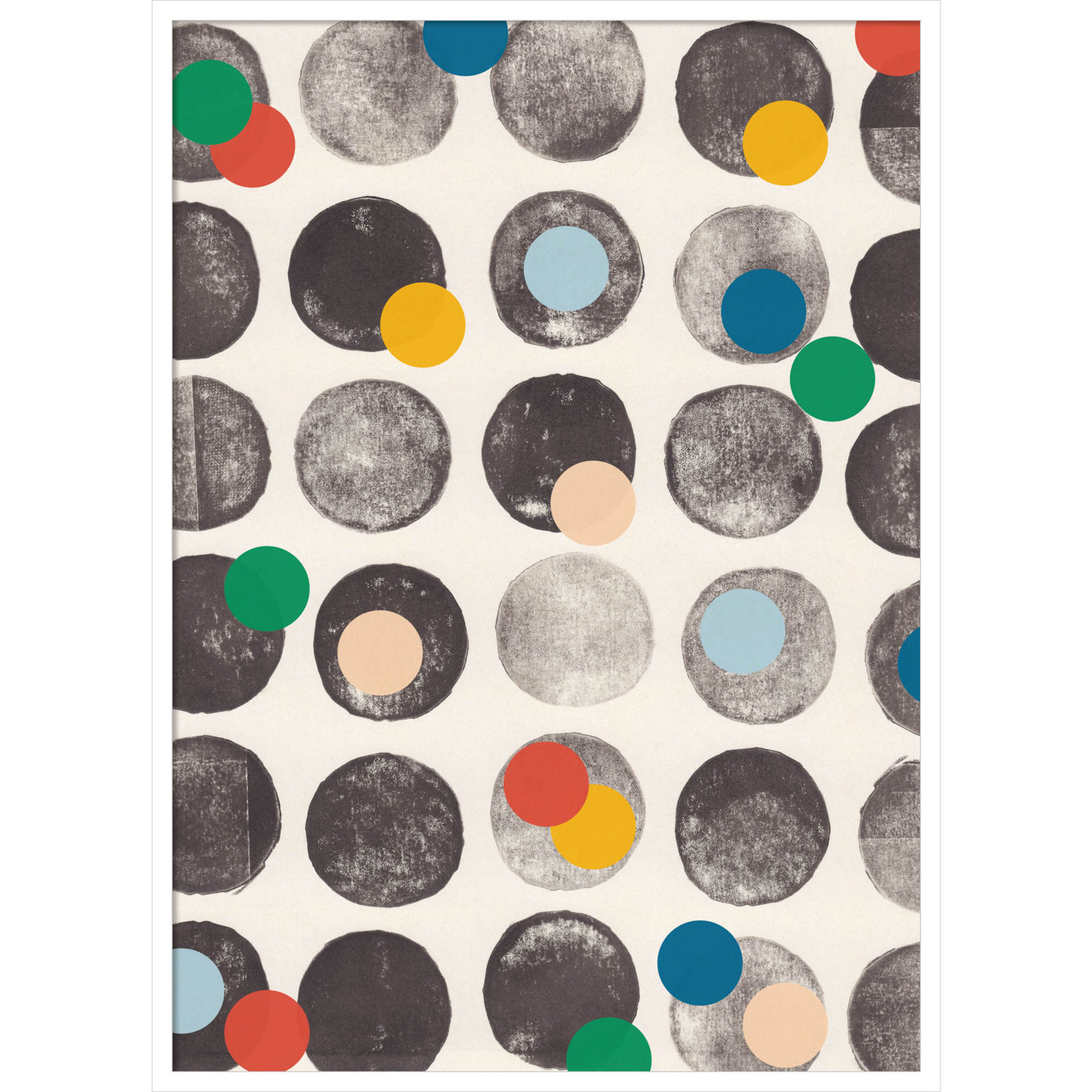 Add More Colors by Alisa Galitsyna, White, 41" H x 30" W x 1" D