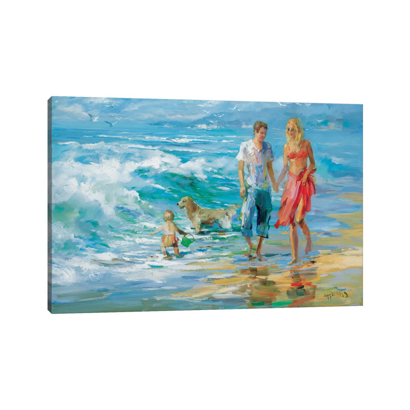 Happy Family II by Willem Haenraets - Wrapped Canvas Painting, 101.6 cm H x 66.04 cm W x 3.175 cm D