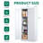 71"H Metal Garage Storage Cabinet Tool Steel Locking Cabinet With Doors And 3 Adjustable Shelves, Tall Cabinets For Garage Storage Systems Lockable File Cabinet For Home Office,Classroom,Pantry-1861847636