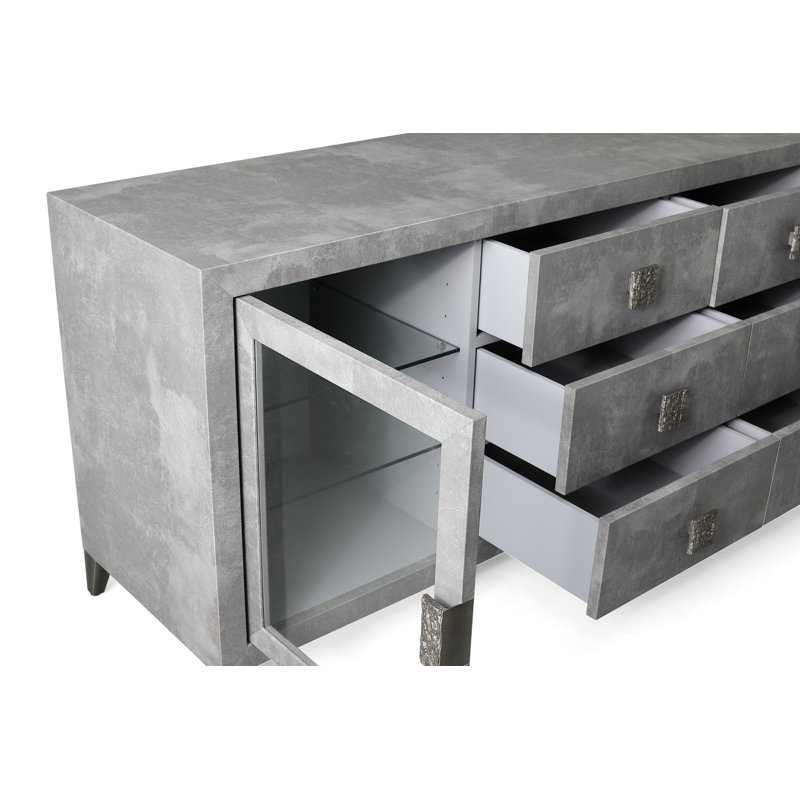Gramercy 84'' W Sideboard, Gray