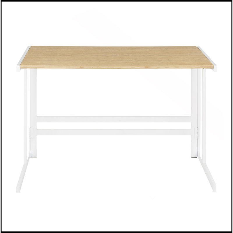 Bureau de style romain en bambou à grain de bois naturel pressé par Lumisource