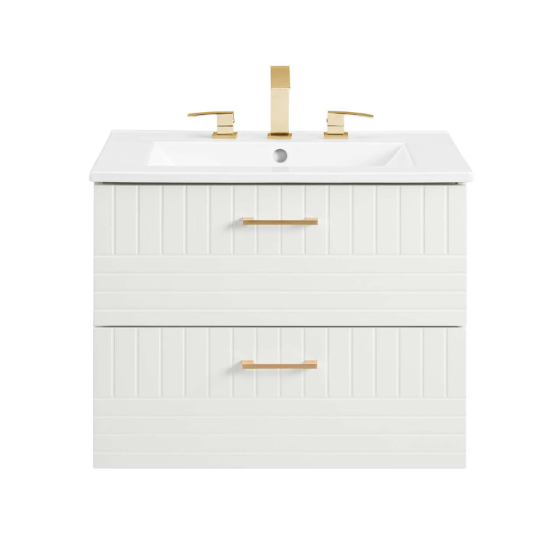 Meuble-lavabo 24 po Day Break par Modway, Blanc