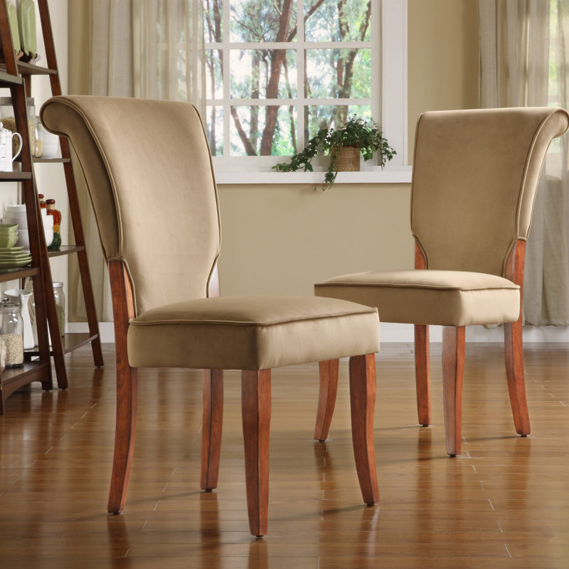 Chaise d'appoint Aukeem, Velours tourbe