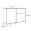 Letty 1 Drawer 103.3cm W Combo Dresser
