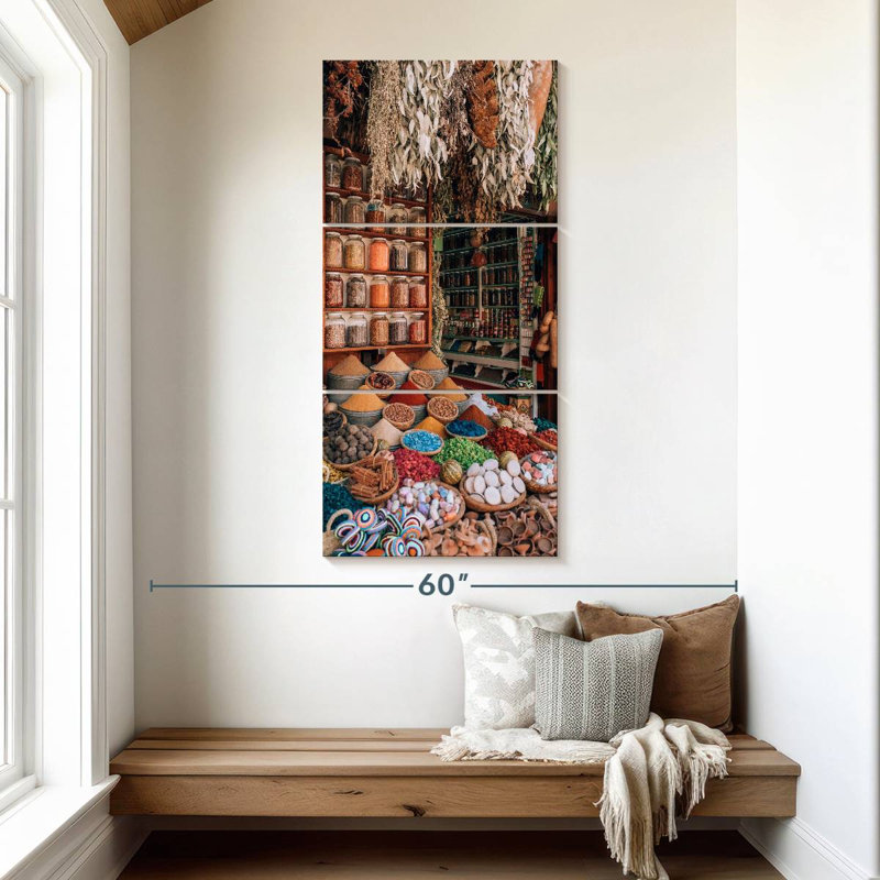 Boutique d'épices, H 52 po x l 24 po