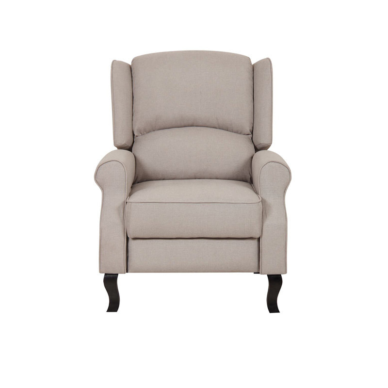 Upholstered Recliner, Beige