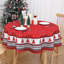 Oxford Christmas Tree Print Tablecloth 180GSM Polyester | Waterproof Wipeable Festive Cover for Dining Room, Kitchen & Holiday Parties